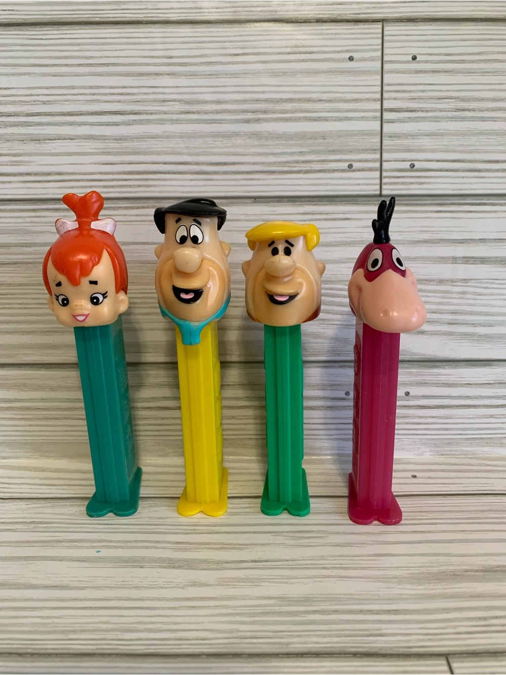 Vintage PEZ Flinstones Bam Bam Fred Barney Dino